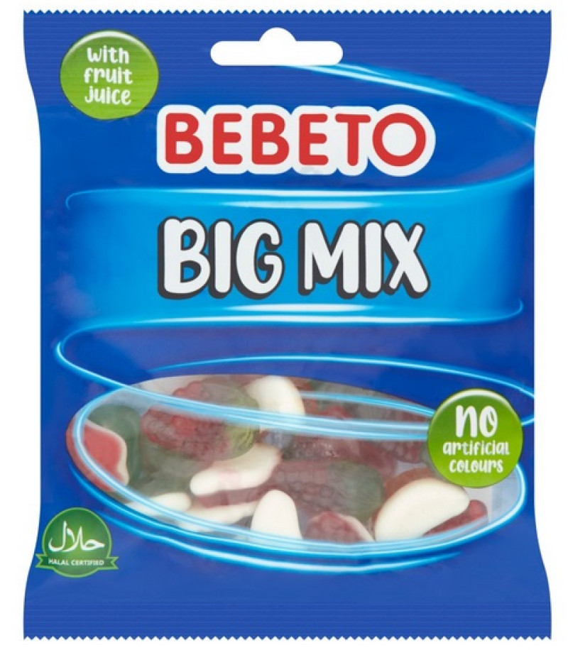 Želejkonfektes Bebeto Big Mix 150g (21.09.27) Turcija