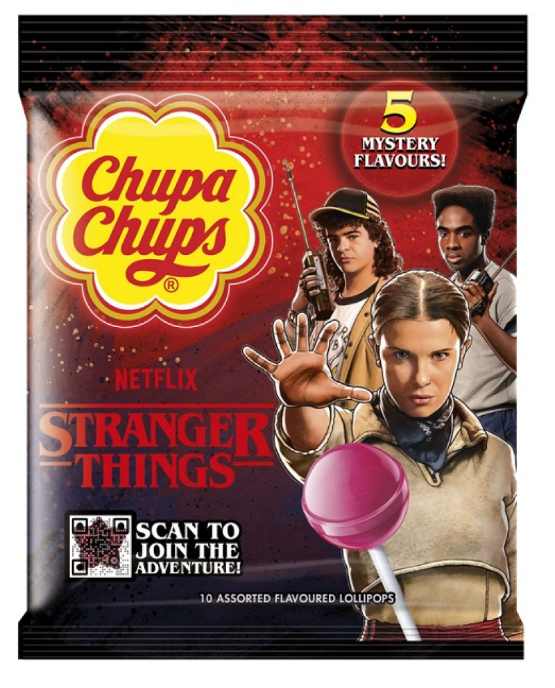 Ledenes uz kociņa Chupa Chups Stranger Thing Right Side Up 120g (30.04.29) Eiropas Savienība