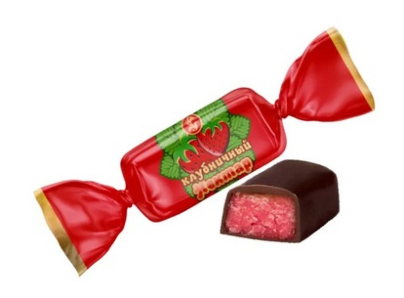 Glazētas konfektes Klubničnij nektar 1kg 1/5 (14.09.27) Kazahstāna