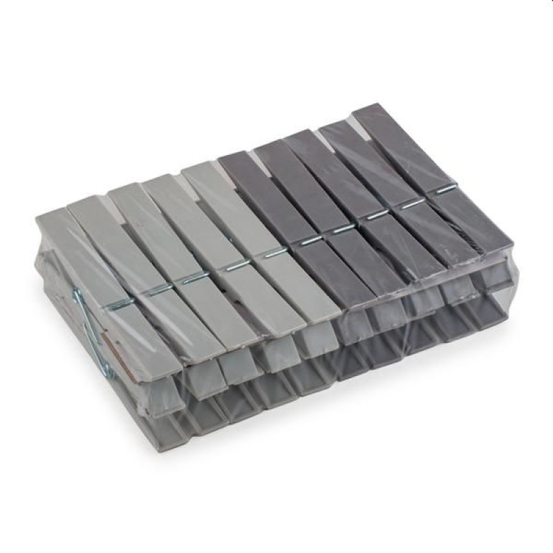 Plastmasas knaģi pelēki 9.5cm 20gab 