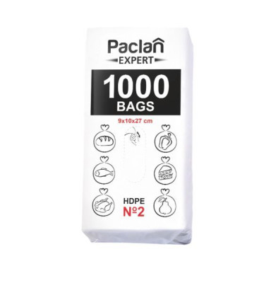 Pārtikas maisiņi 1000gab 10x27cm 5mkr 578g 