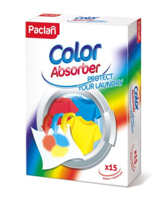 Krāsu absorbējošās salvetes krāsainai veļai 15gab
