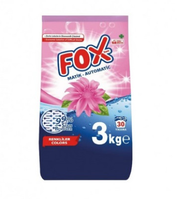 Veļas pulveris krāsainai veļai Foxtem Automāts 3kg (31.08.26) Turcija