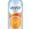 Viegli gāzēts ūdens ar apelsīnu aromātu Akvile 0.6L DEPOZĪTS 0.10eur 1/12 (23.10.27) Lietuva