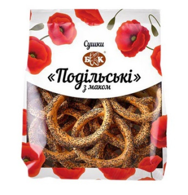 Sausbaranciņas ar magoņu sēklām Podilsky 250g (01.03.27) Ukraina