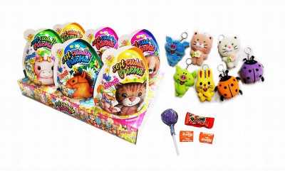 Ola ar pārsteigumu Soft Cuddly Friend TOY EGG 4in1 20g 1/6 (09.01.29) Ķīna