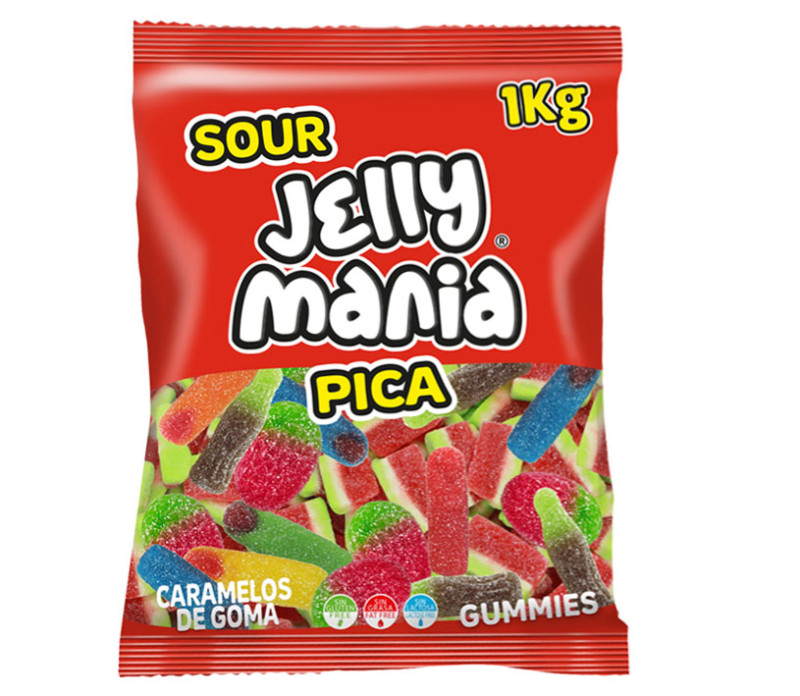 Želejkonfektes JAKES Jellymania Pica 1kg (03.2028) Eiropas Savienība
