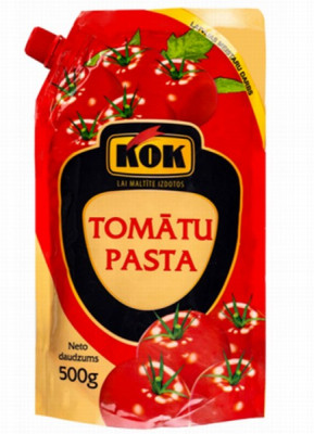 Tomātu pasta KOK 500g stāvpakā 1/14 (13.12.26) Latvija