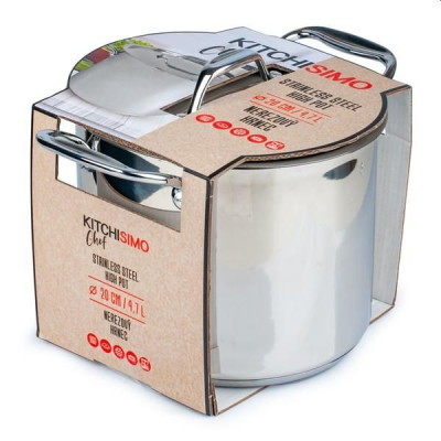 Katls ar vāku Ø20x16cm/4.7L Kitchisimo 1/6