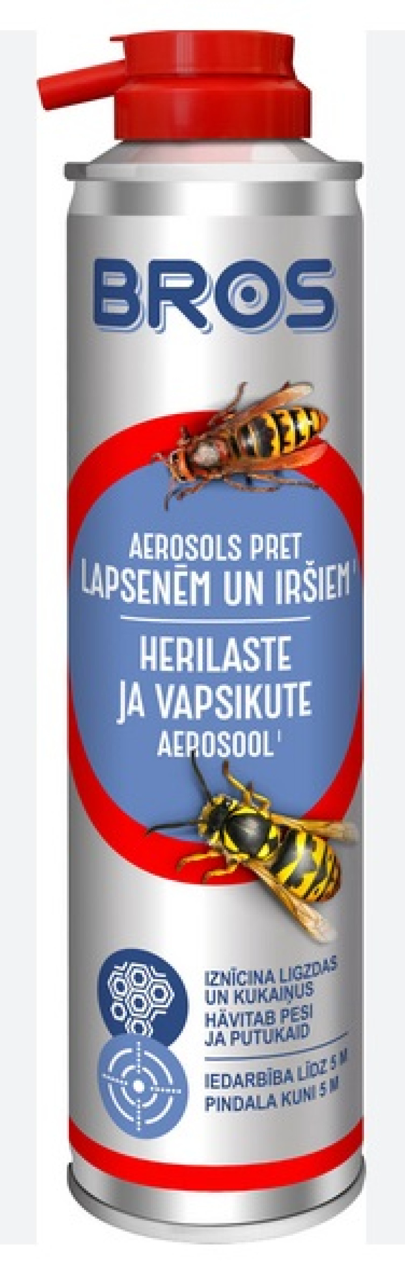 Līdzeklis aerosols pret lapsenēm un iršiem 300ml (03.2029) Polija