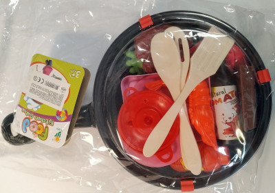 Rotaļlieta Panna ar virtuves piederumiem