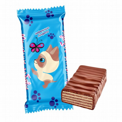 Šokolādes konfektes Murkini Zabavi (vafeļu) 3kg (24.03.27) Krievija