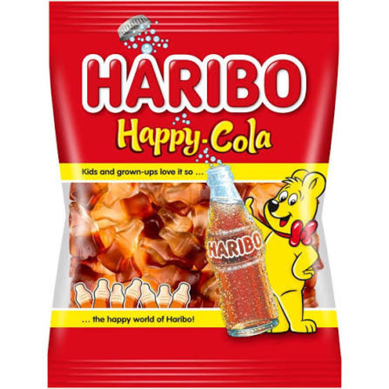Želejkonfektes HARIBO Happy-Cola 100g (31.07.27) Austrija