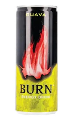 Enerģijas dzēriens BURN Guava 0.25L DEPOZĪTS 0.10eur 1/12 (08.2027) Īrija