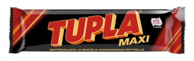 Šokolādes batoniņš Tupla Maxi ar mandelēm 50g (09.02.27) Zviedrija