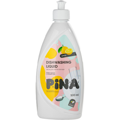 Trauku mazgāšanas līdzeklis PINA ar citronu aromātu 500ml (09.12.27) Ukraina