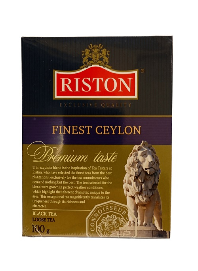 Melnā beramā tēja Finest Ceylon Riston 100g () Šrilanka