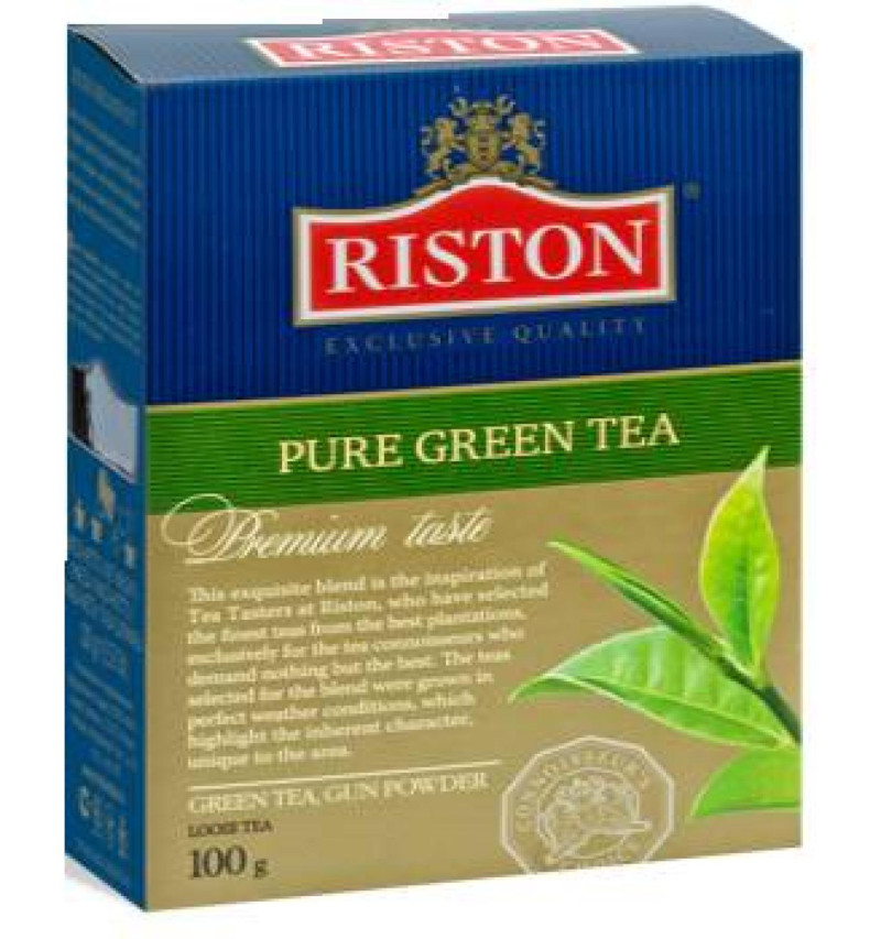 Zaļā beramā tēja Pure Green Riston 100g (15.08.28) Šrilanka