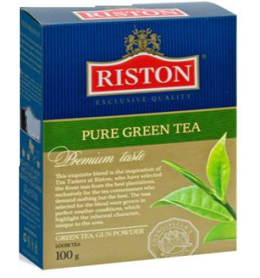 Zaļā beramā tēja Pure Green Riston 100g (15.08.28) Šrilanka