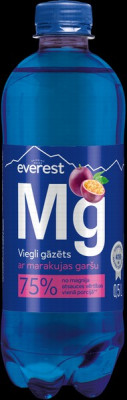 Dzeramais ūdens Gutta Everest Marakuju un magniju viegli gāzēts 0.5L 1/12  (16.06.27) DEP maksa 0.10
