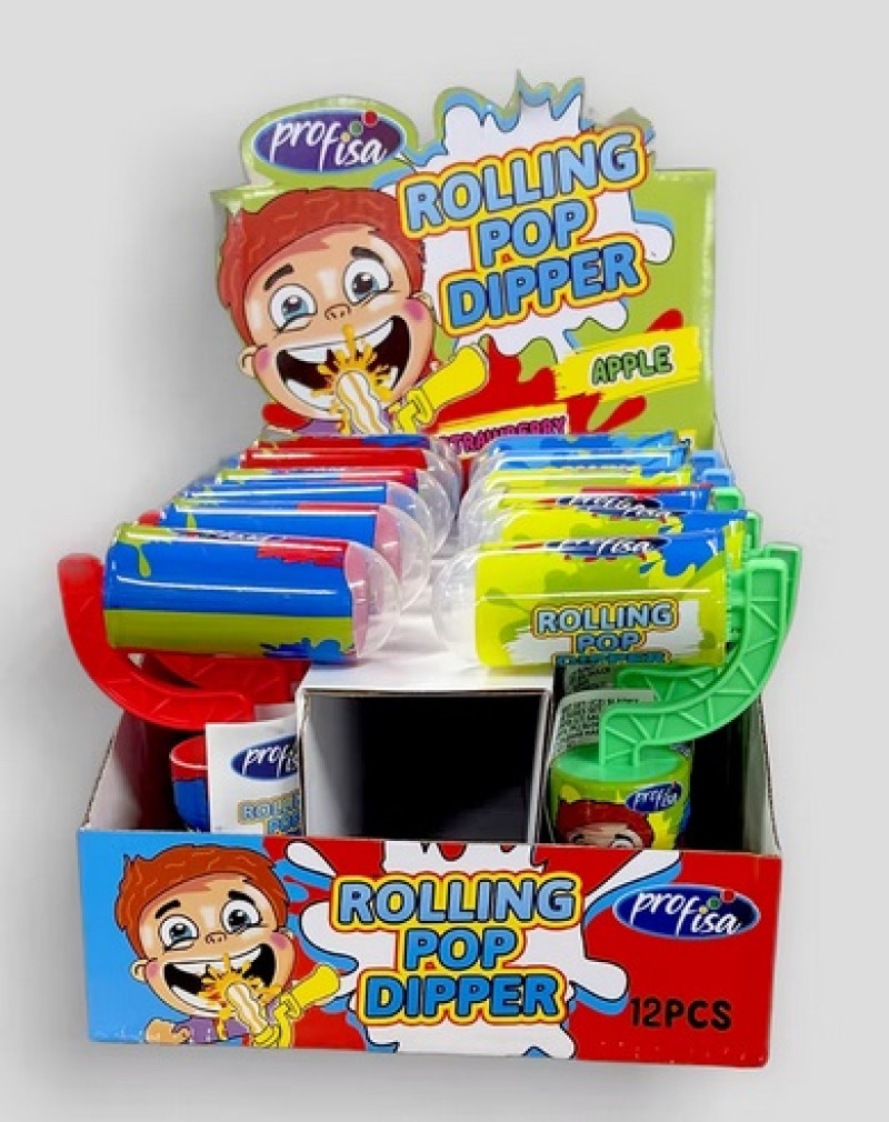 Ledenes- konfektes Rolling Pop Dipper 64g 1/12 (19.01.30) Ķīna