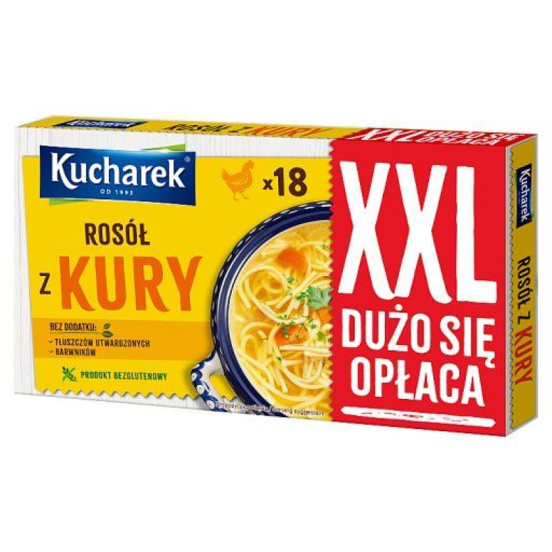 Buljons Kucharek ar vistu 180g (18gabx10g) (07.27) Polija