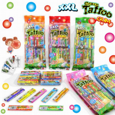 CT K.GUM XXL Crazy tattoo 1/24 (05.12.28) Ķīna
