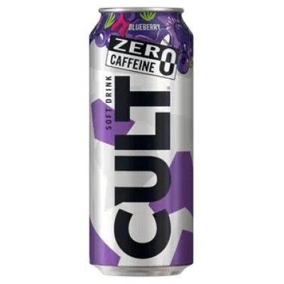 Enerģijas dzēriens Cult Blueberry Decaf 0.5L DEPOZĪTS 0.10eur 1/24 (29.08.27) Lietuva