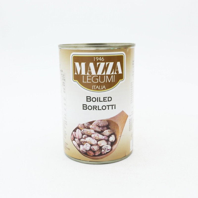 Konservētas pupiņas Borlotti MAZZA 400g () Itālija