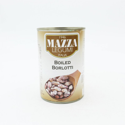 Konservētas pupiņas Borlotti MAZZA 400g () Itālija