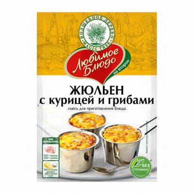 Garšvielu maisījums Žuljēns ar vistu un sēnēm 30g 1/30 () Krievija