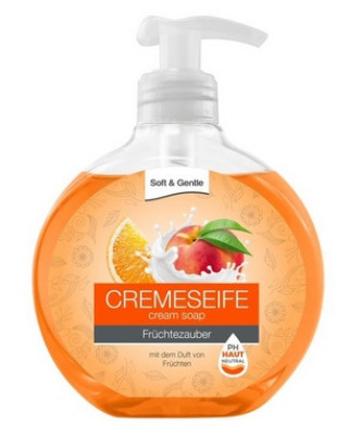 Šķidrās krēmziepes Soft&Gentle Augļu burvība 500ml