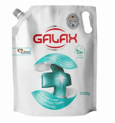 Šķidrās ziepes GALAX antibakteriālais 1.5l DOYPAC (05.05.28)  Ukraina