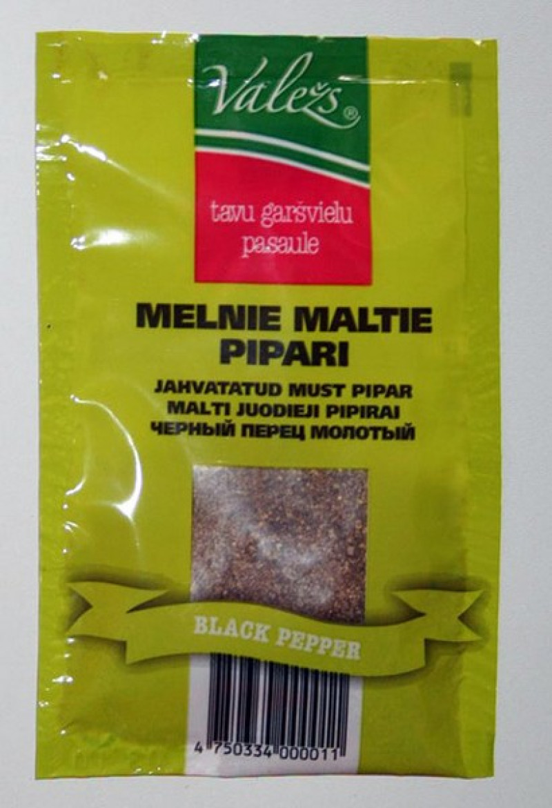 Garšviela Valežs pipari melnie maltie 15g 1/35 (25.07.28) Vjetnama