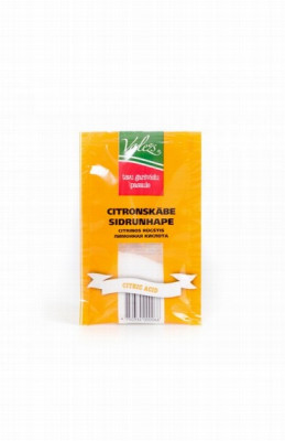 Valežs citronskābe 25g 1/10 (25.08.28) Ķīna