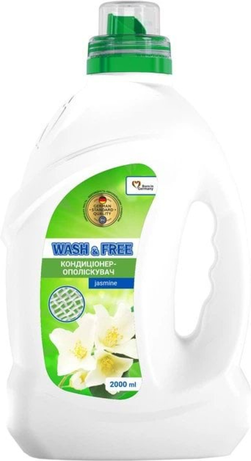 Veļas mīkstinātājs Wash&Free ar jasmīna aromātu 2L (19.10.27) Ukraina