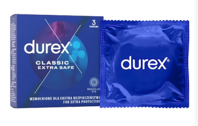 Prezervatīvi DUREX Extra Safe N3 3gab Ķīna
