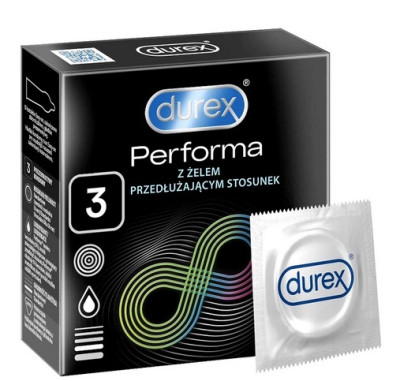 Prezervatīvi DUREX Performa N3 3gab. Taizeme