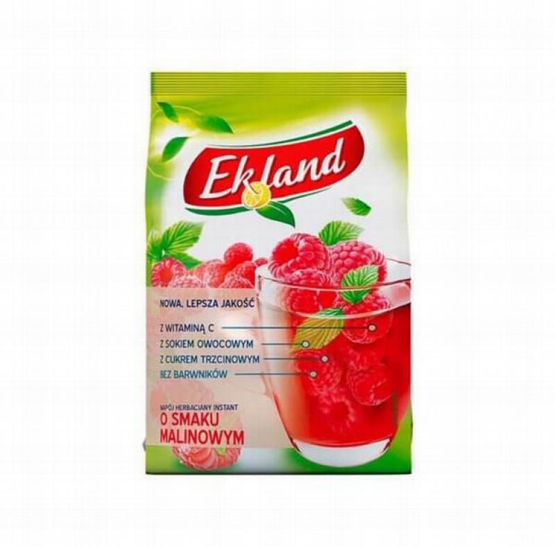 Šķīstošā tēja, aveņu, EKOLAND 300g Maiss(30.09.27) Polija