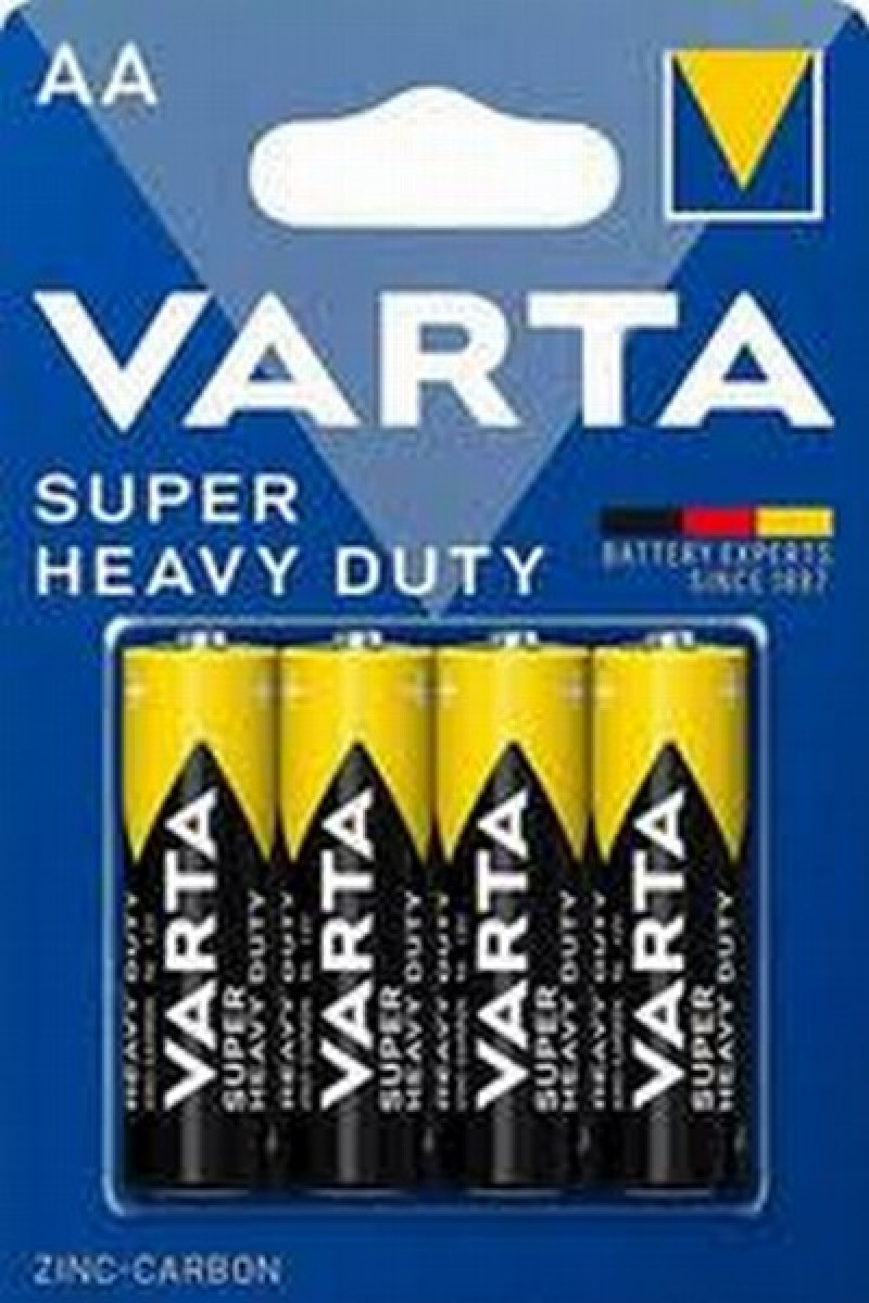 VARTA AA SuperLife, Zinc-Carbon, x4