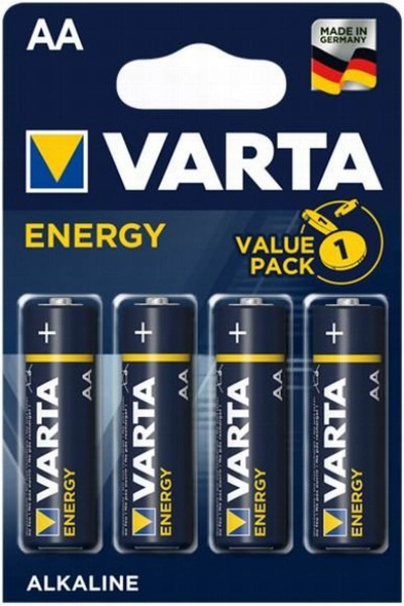 Baterijas Varta AA LR6 1*4gb Energy (cena par 1gb)