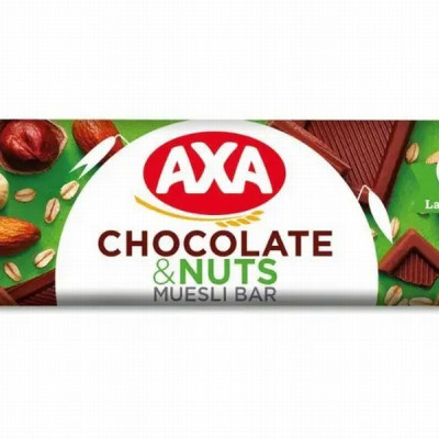 Axa Batoniņš ar piena šokolādi un riekstiem, 25g,1/24(10.04.2027) Ukraina
