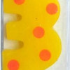 Jubilejas svecīte skaitlis 3 (1/24)
