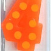 Jubilejas svecīte skaitlis 4 (1/24)