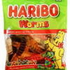 želejkonfektes HARIBO Worms 100g (30.09.27) Spānija