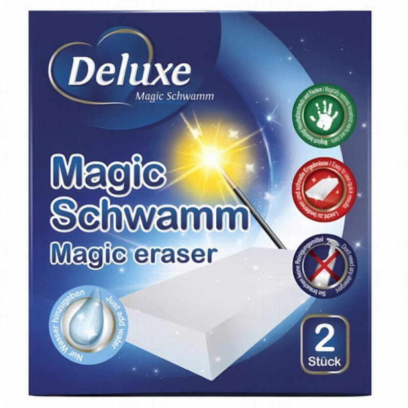 DELUXE Magic Schwamm multifunkcionālas švammes 2gab 1/9