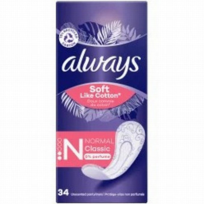 ALWAYS Normal ikdienas ieliktnīši 34gab 1/8