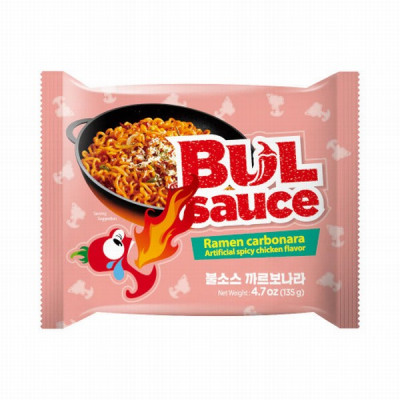 HARIM BUL SAUCE Ramen Carbonara nūdeles 135g 1/20 ()Koreja