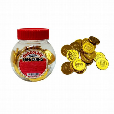 Šokolādes monētas Mini Coins 50gb*2.4g Ķīna(19.01.29)