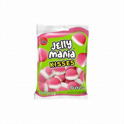 Želejkonfektes Jakes Jellymania Sugared Kisses 100g(04.27)